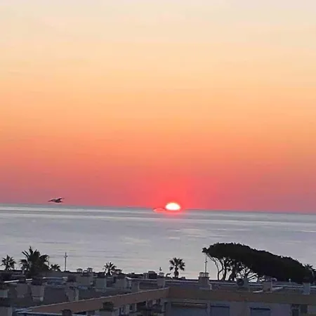 Vue Mer Au Lavandou *